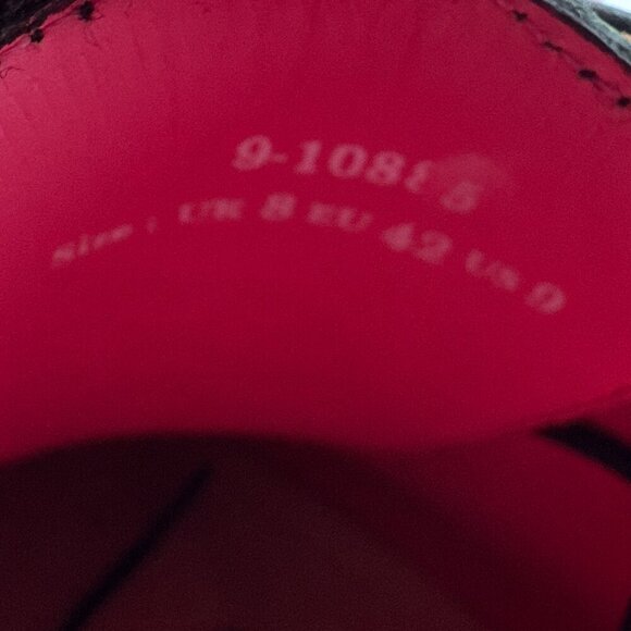 Ted Baker London Dress Shoes Mens 9 Black Oxford Wingtip Brogue Leather Lace Up - Picture 12 of 12